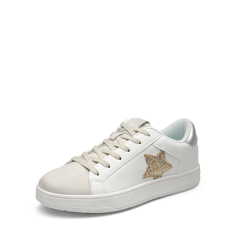 スニーカー LOWFLOW Obra Ribbon Sneakers Autry Clc Low Sneakers In Silver-tone Leather
